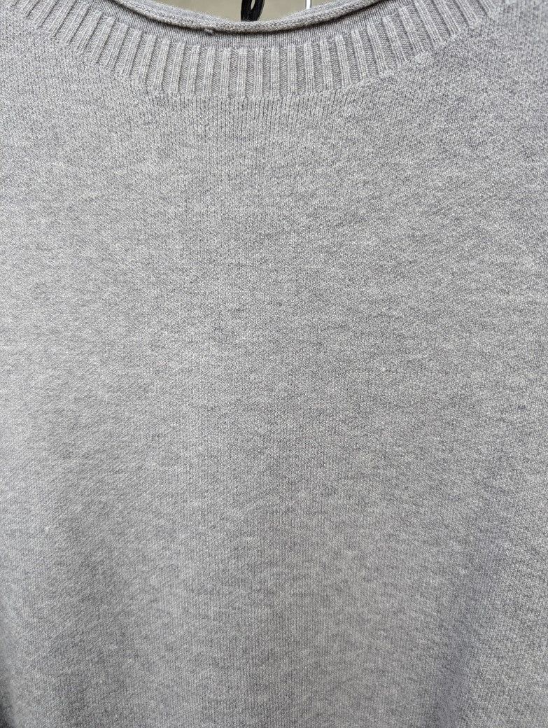 Feinstrick Viskose Nylon Wohlfühlset Pulli Pullover & Hose Grau One Size