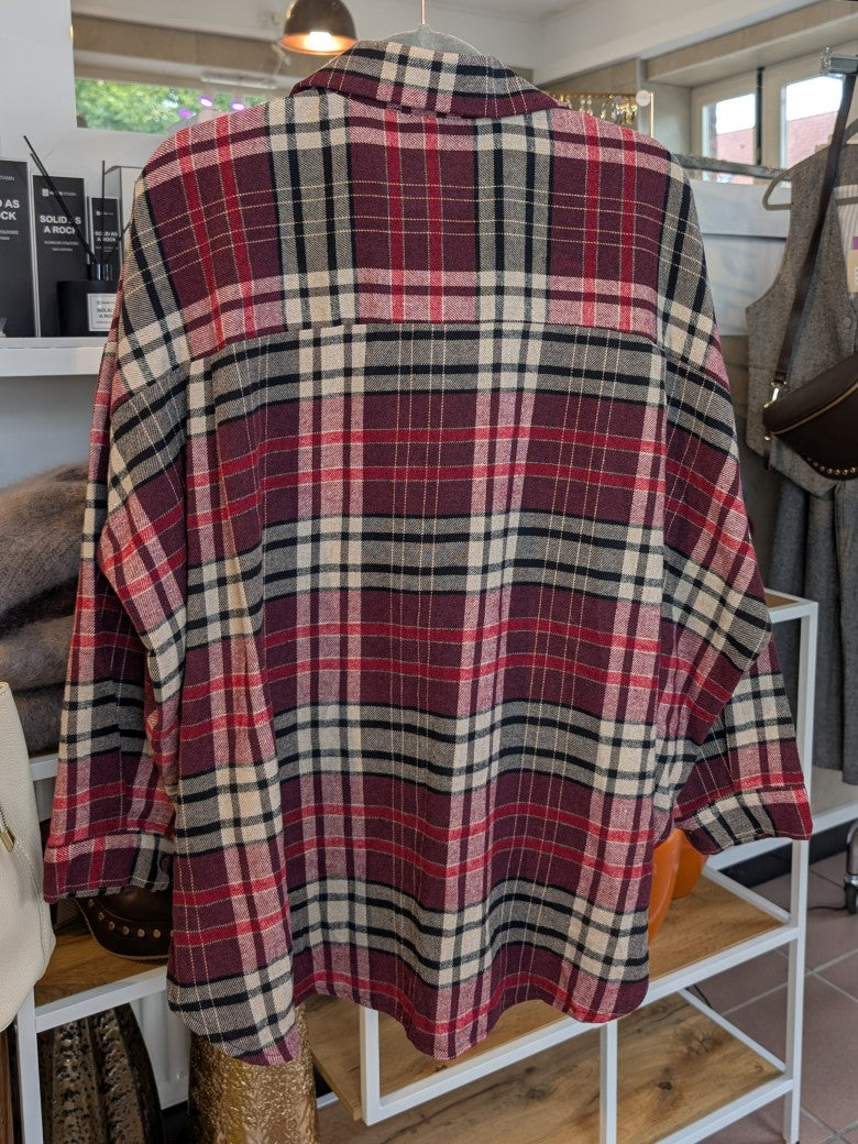 Das lässige Flanellhemd von Believe besticht durch sein flauschiges dickes Material mit zeitlosem Karo-Design - für angenehme Wärme und Komfort an kühlen Tagen!