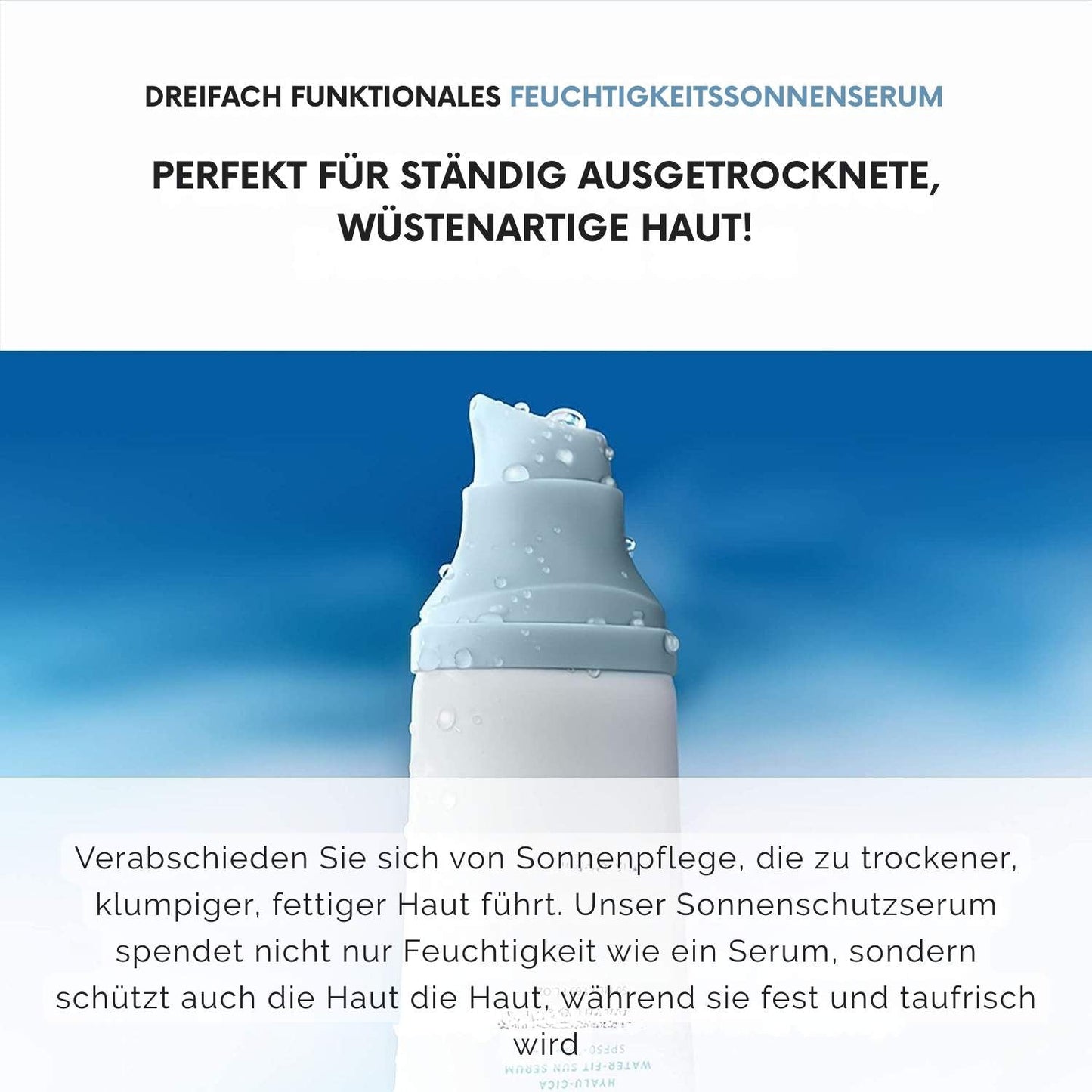 SKIN1004 Madagascar Centella Hyalu-Cica Water-Fit Sun Serum SPF50+ - Twin Pack