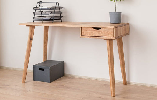 Savona Schreibtisch Wildeiche 120 cm – Minimalistisch, stilvoll und funktional