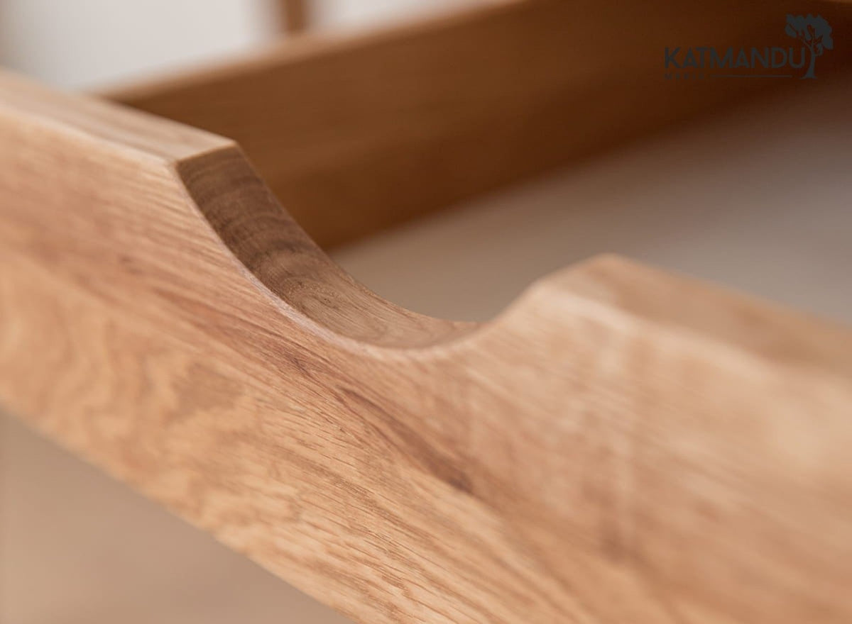 Savona Schreibtisch Wildeiche 120 cm – Minimalistisch, stilvoll und funktional