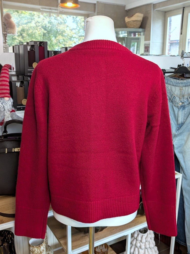 Eleganter Cardigan im zeitlosen Anna Berg Stil aus hochwertiger Kaschmir und Merino Wolle Mischung - luxuriöse optimale Wärmeisolation und Hautverträglichkeit.