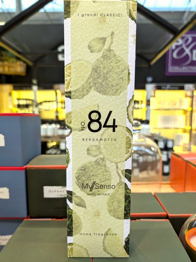 Diffuser Premium 240ml No. 84 Bergamotto" von My Senso: Raffinierte Harmonie aus Zitrusfrüchten, Gewürzen und aromatischen Noten