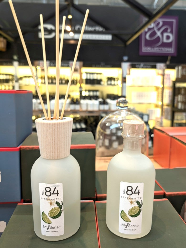 Diffuser Premium 240ml No. 84 Bergamotto" von My Senso: Raffinierte Harmonie aus Zitrusfrüchten, Gewürzen und aromatischen Noten