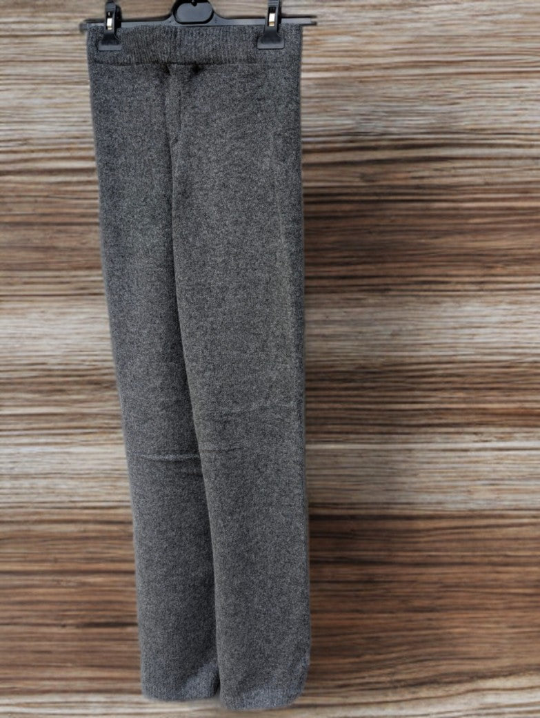 Feinstrick Hose Viskose Anthrazit One Size