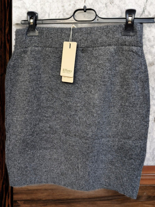 Feinstrick Rock Mini Viskose Anthrazit One Size