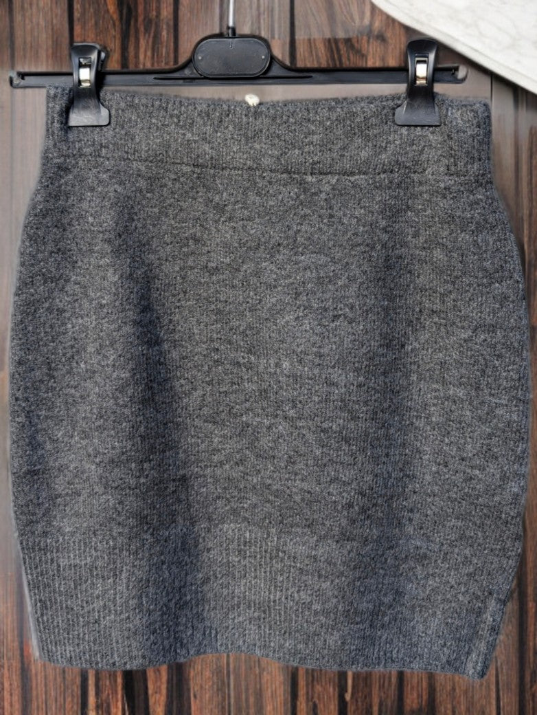 Feinstrick Rock Mini Viskose Anthrazit One Size