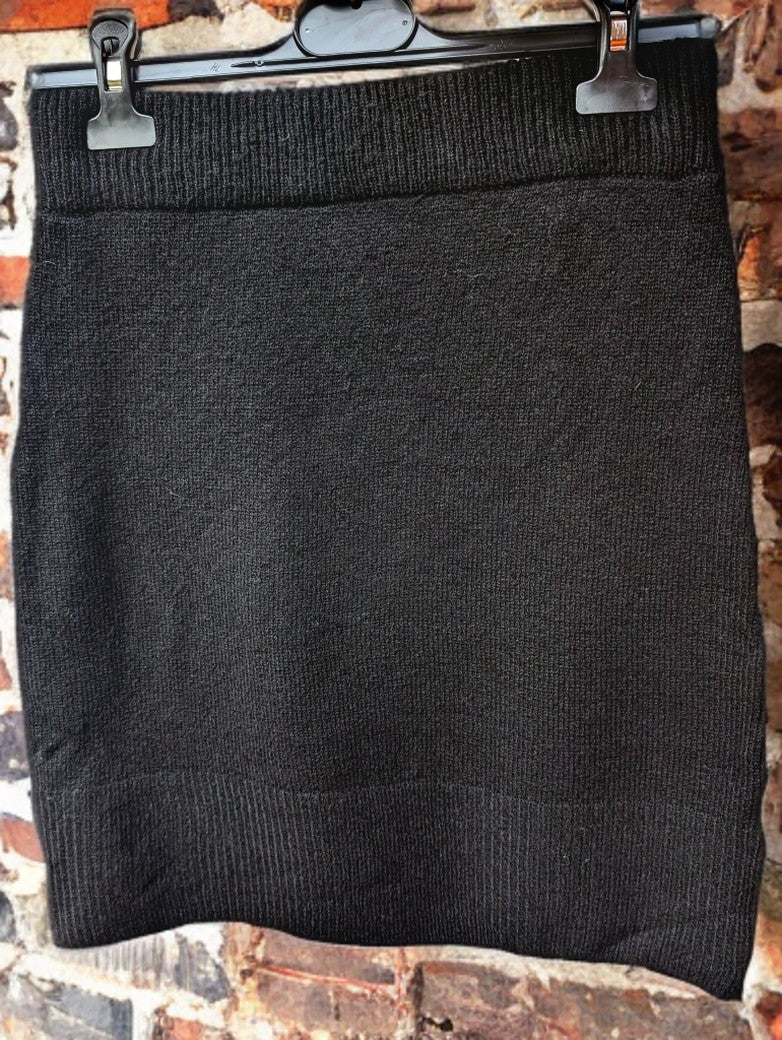 Feinstrick Rock Mini Viskose Schwarz One Size
