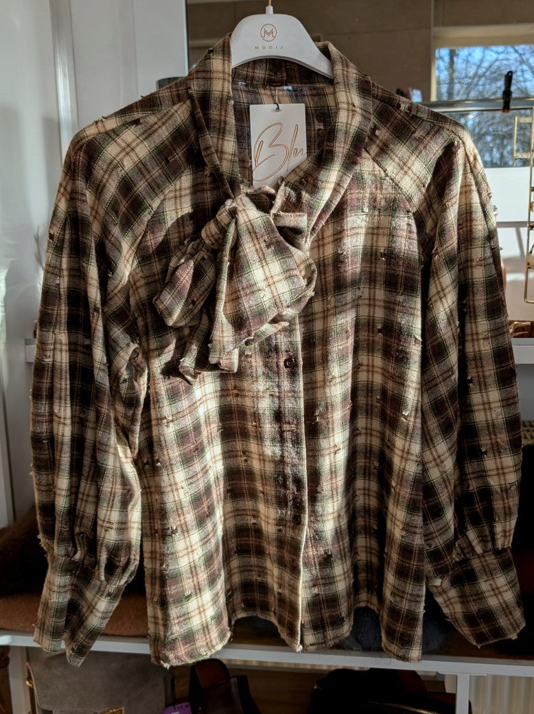 Das lässig elegante Flanellhemd Holzfallerhemd besticht durch sein weiches Material mit Karo-Design und Schluppe - für angenehme Wärme & Komfort an kühlen Tagen!