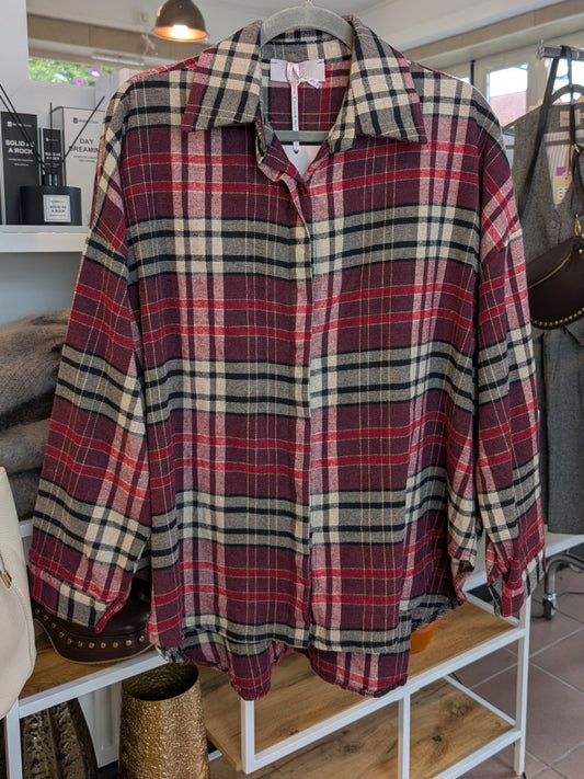 Das lässige Flanellhemd von Believe besticht durch sein flauschiges dickes Material mit zeitlosem Karo-Design - für angenehme Wärme und Komfort an kühlen Tagen!