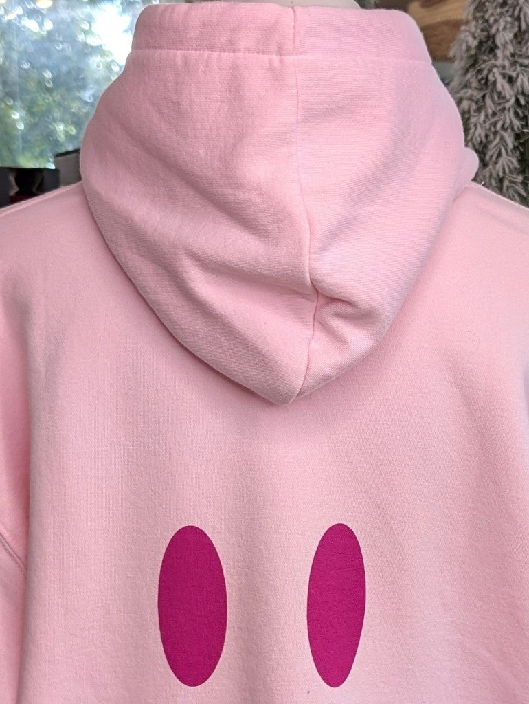 Das Whatever Smiley Backprint-Design im authentischen Vintage Used Look Rosa Pink setzt ein trendiges selbstbewusstes Zeichen - perfekt für entspannte Tage!