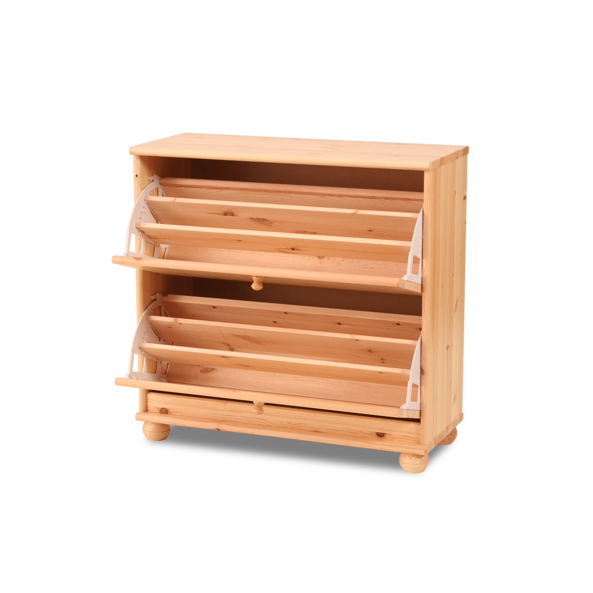 Claudia Schuhschrank Bio Kiefer – 2-türiger Schuhkipper aus 100% massiver Kiefer