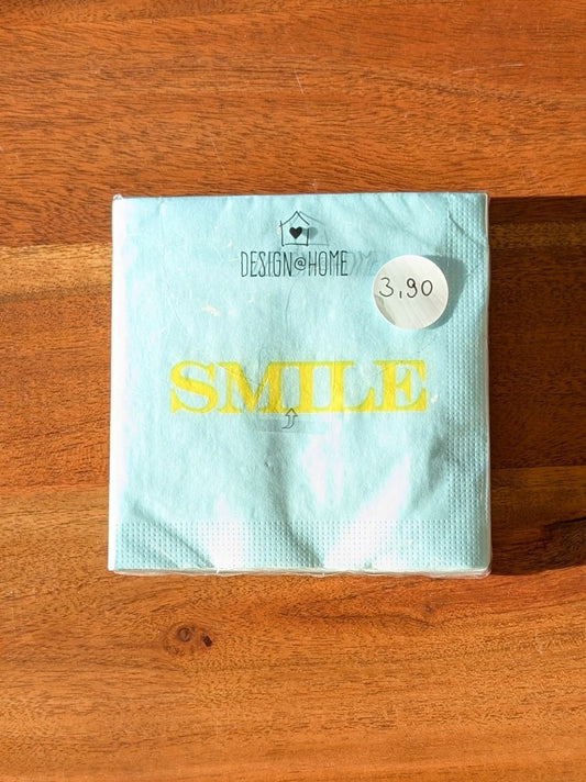 Bringe Freude auf jeden Tisch mit diesen charmanten fröhlichen Smile-Servietten – perfekt für Partys, Picknicks oder den alltäglichen Gebrauch!