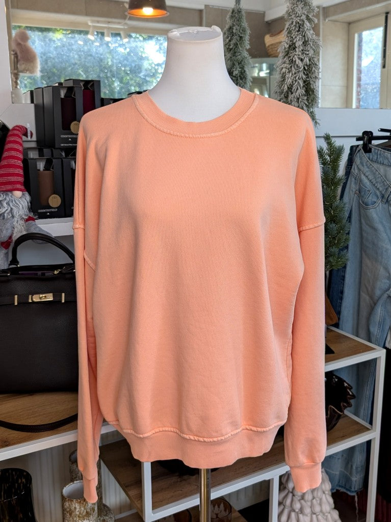 Entdecke dein neues Lieblings-Sweatshirt in Apricots aus Baumwolle von CHOICE! Perfekt für jeden Tag oder gemütliche Abende auf der Couch!