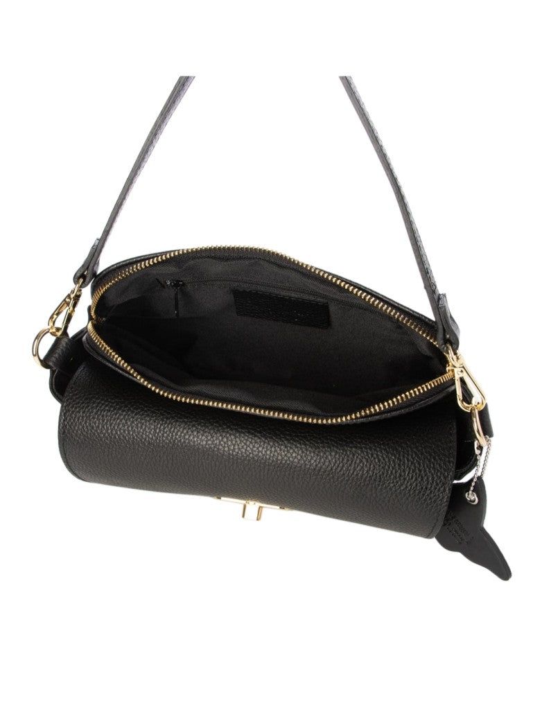 Kompakte geräumige stilvolle elegante praktische Tasche im Balenciaga Stil, perfekt für den Alltag: 2 Hauptfächer Schnallenverschluss Reißverschluss Riemen