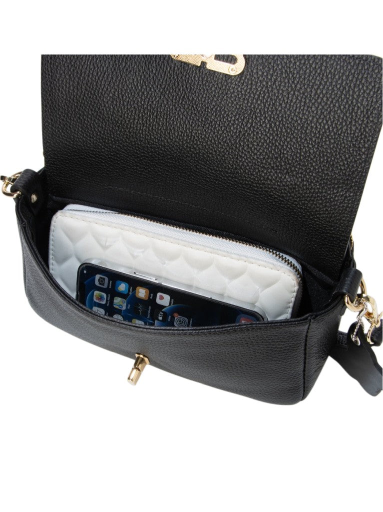 Kompakte geräumige stilvolle elegante praktische Tasche im Balenciaga Stil, perfekt für den Alltag: 2 Hauptfächer Schnallenverschluss Reißverschluss Riemen