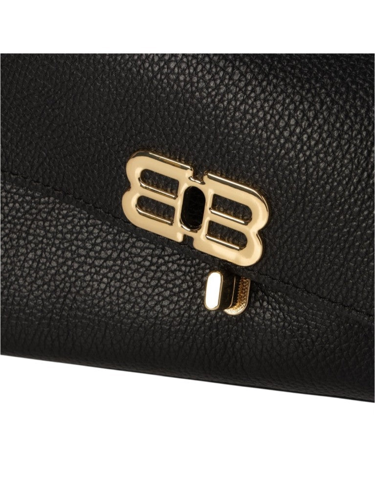Kompakte geräumige stilvolle elegante praktische Tasche im Balenciaga Stil, perfekt für den Alltag: 2 Hauptfächer Schnallenverschluss Reißverschluss Riemen