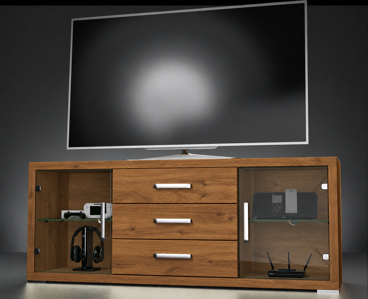 CREATO TV-Sideboard Birke – Handgefertigte Massivholz-Kommode für Ihr Wohnzimmer