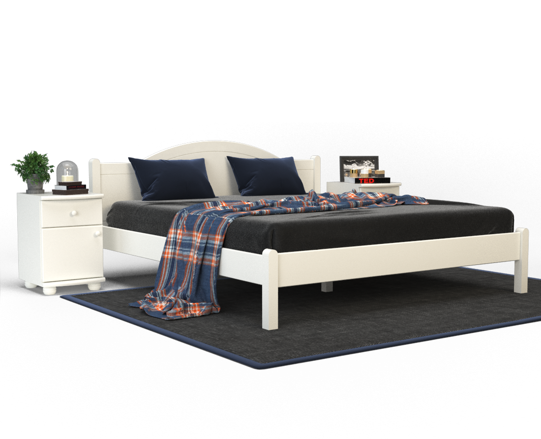 Emilia Kieferbett aus Massivholz | 100% Bio-Bett aus Naturholz