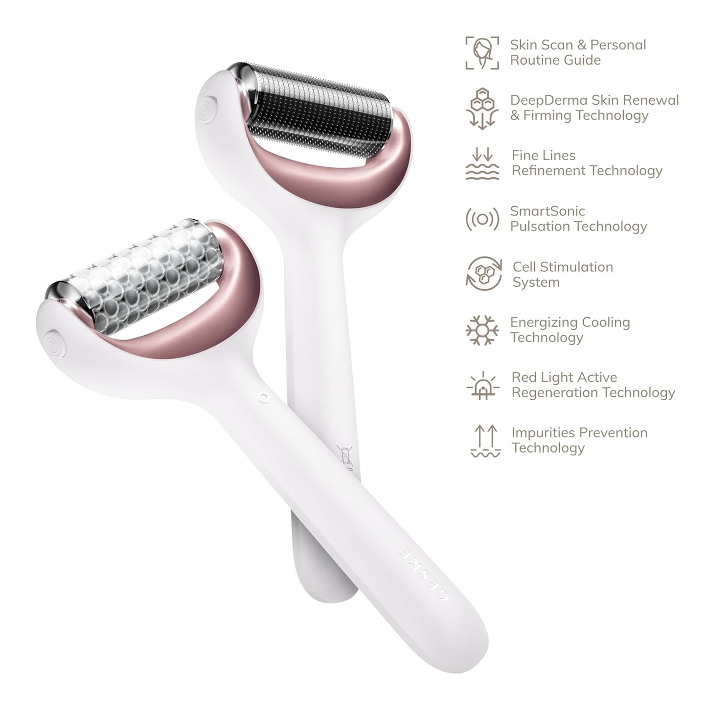 Geske MicroNeedle Face & Body Roller 8in1 SmartAppGuided