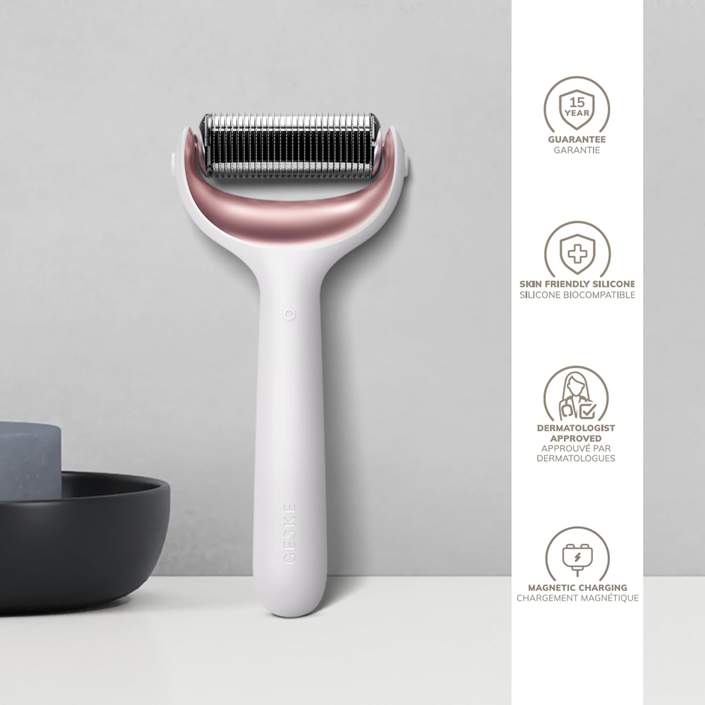 Geske MicroNeedle Face & Body Roller 8in1 SmartAppGuided