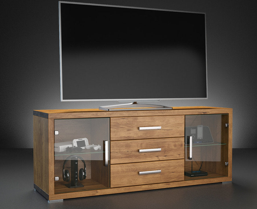 CREATO TV-Sideboard Birke – Handgefertigte Massivholz-Kommode für Ihr Wohnzimmer