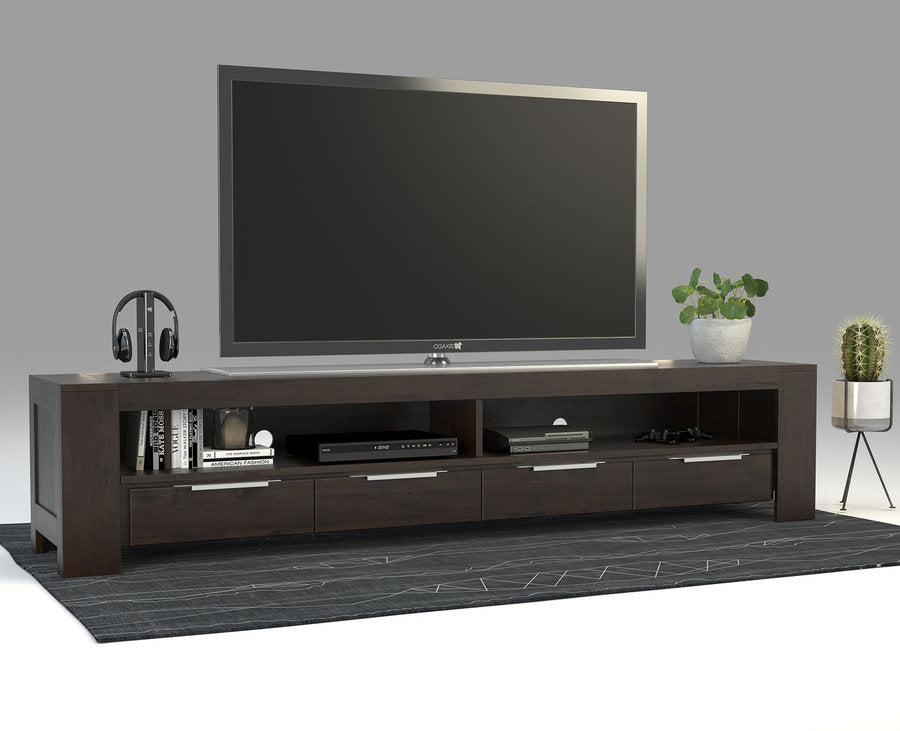 Robosto TV-Sideboard Birke Massivholz – Handgefertigtes Longboard für Ihr Wohnzimmer