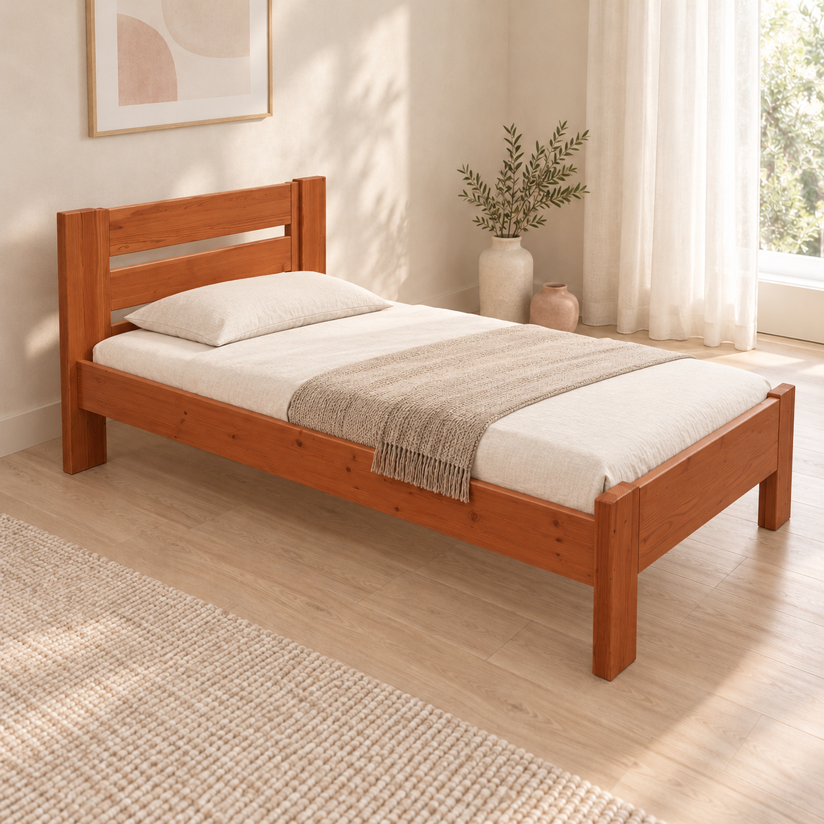 Nobis Kieferbett Bio | Massivholz Naturholz | 100% Bio-Bett kaufen