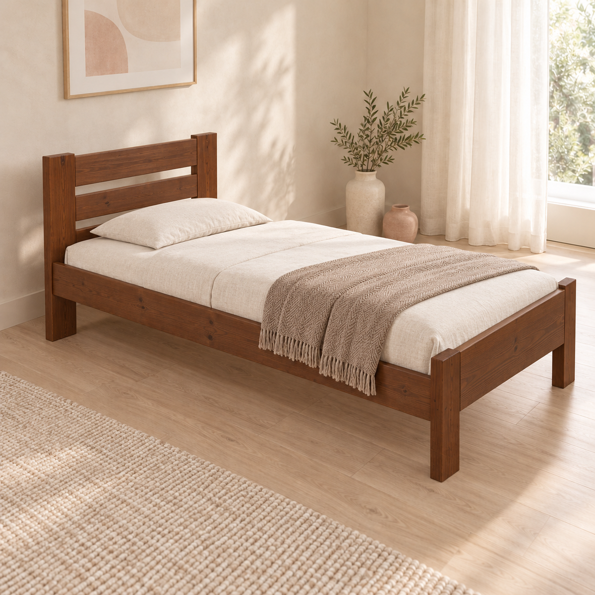 Nobis Kieferbett Bio | Massivholz Naturholz | 100% Bio-Bett kaufen