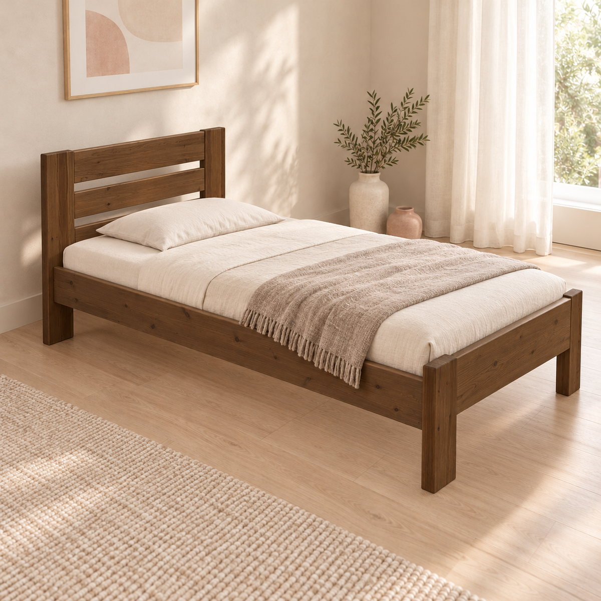 Nobis Kieferbett Bio | Massivholz Naturholz | 100% Bio-Bett kaufen