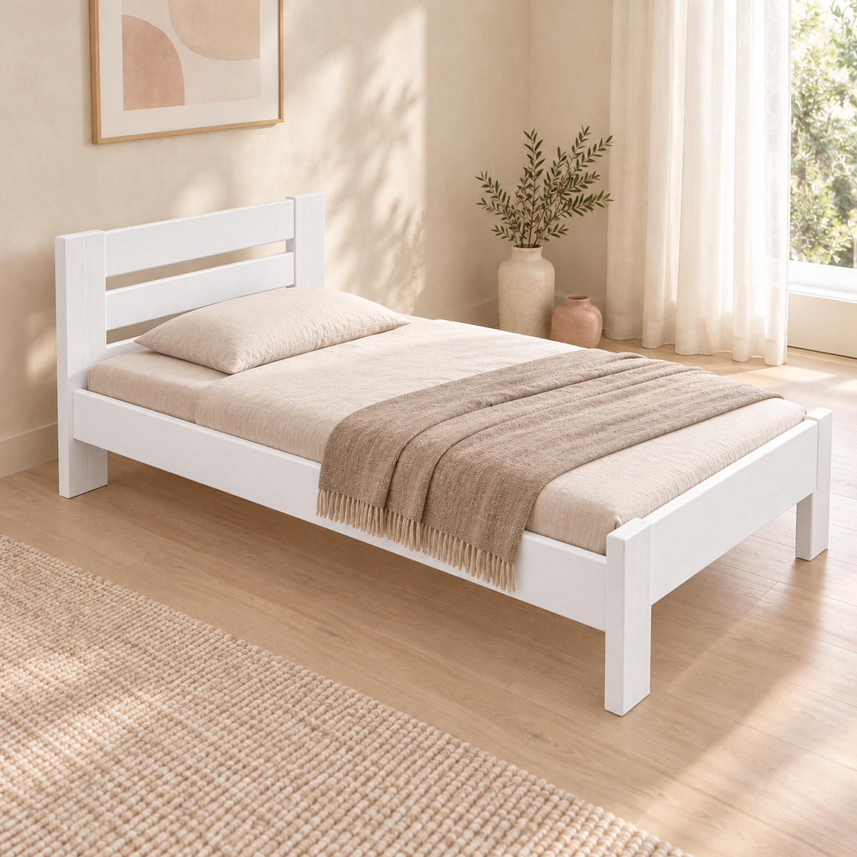 Nobis Kieferbett Bio | Massivholz Naturholz | 100% Bio-Bett kaufen