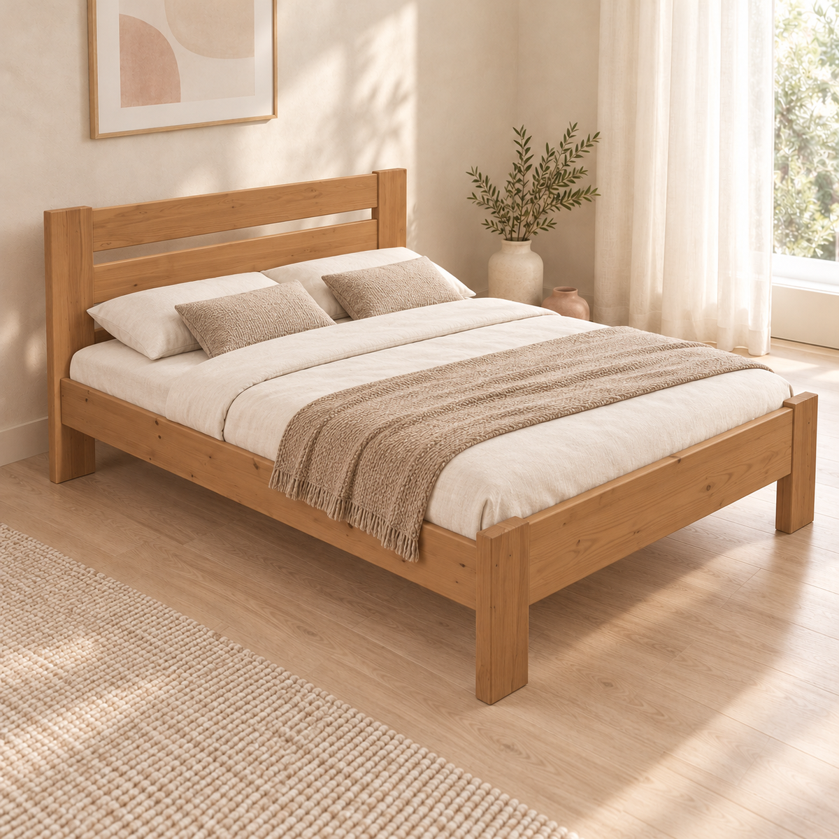 Nobis Kieferbett Bio | Massivholz Naturholz | 100% Bio-Bett kaufen