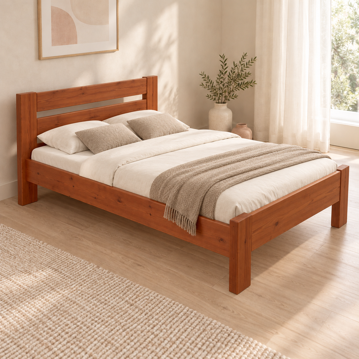 Nobis Kieferbett Bio | Massivholz Naturholz | 100% Bio-Bett kaufen