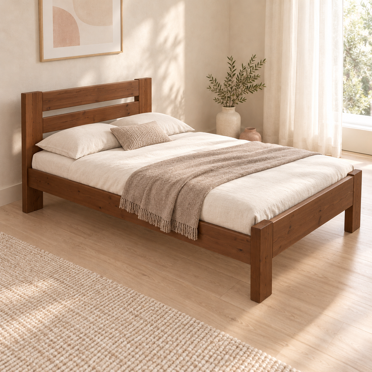 Nobis Kieferbett Bio | Massivholz Naturholz | 100% Bio-Bett kaufen