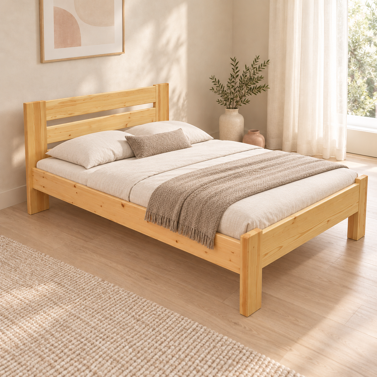Nobis Kieferbett Bio | Massivholz Naturholz | 100% Bio-Bett kaufen