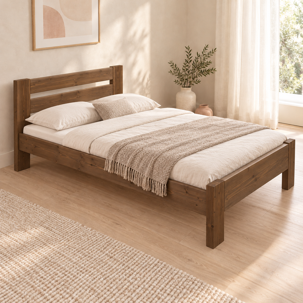 Nobis Kieferbett Bio | Massivholz Naturholz | 100% Bio-Bett kaufen