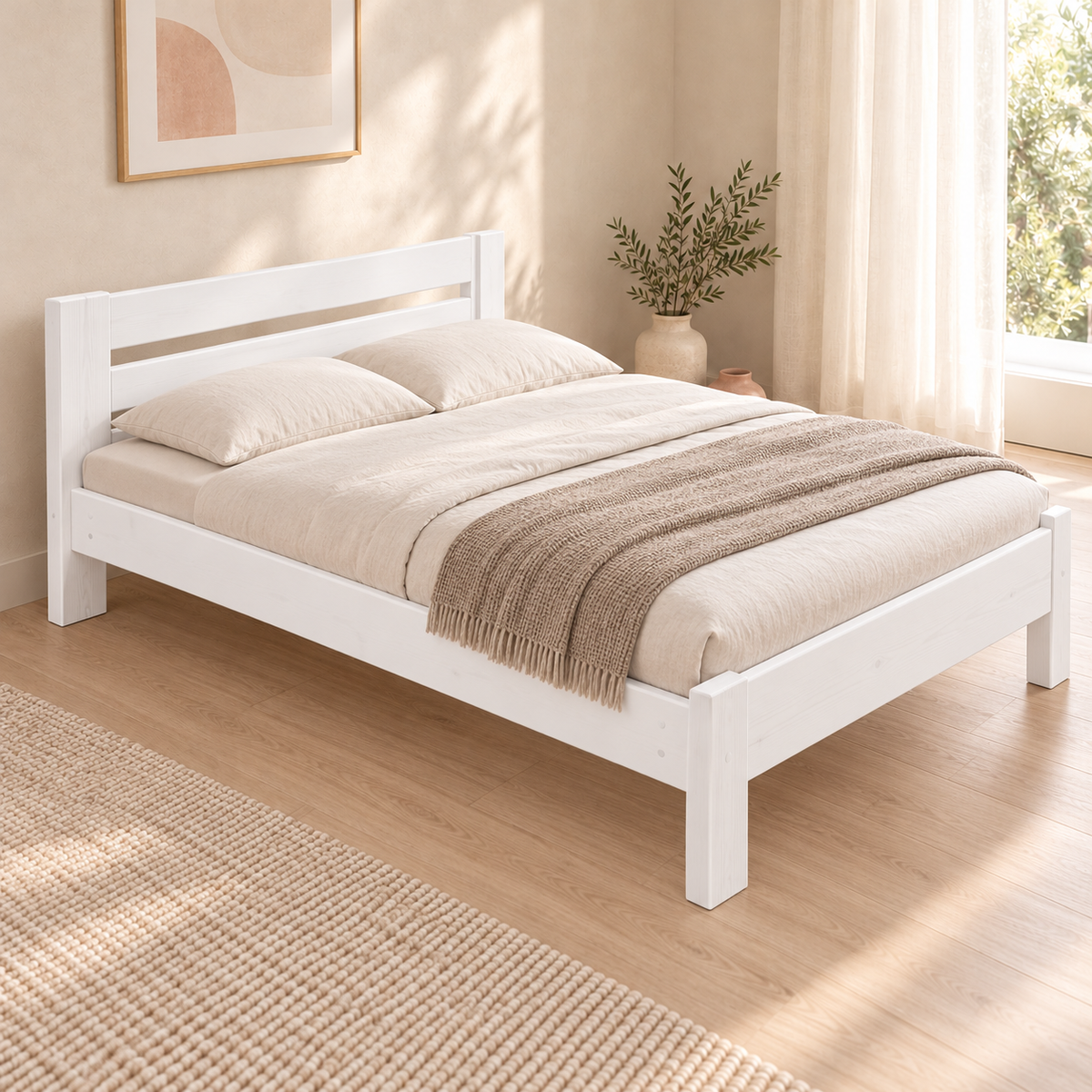Nobis Kieferbett Bio | Massivholz Naturholz | 100% Bio-Bett kaufen