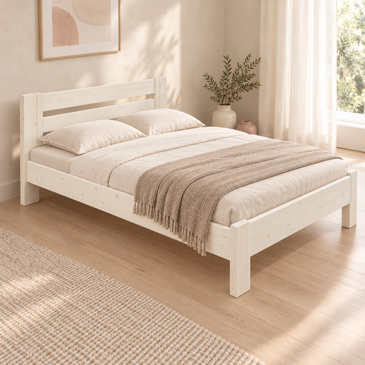 Nobis Kieferbett Bio | Massivholz Naturholz | 100% Bio-Bett kaufen