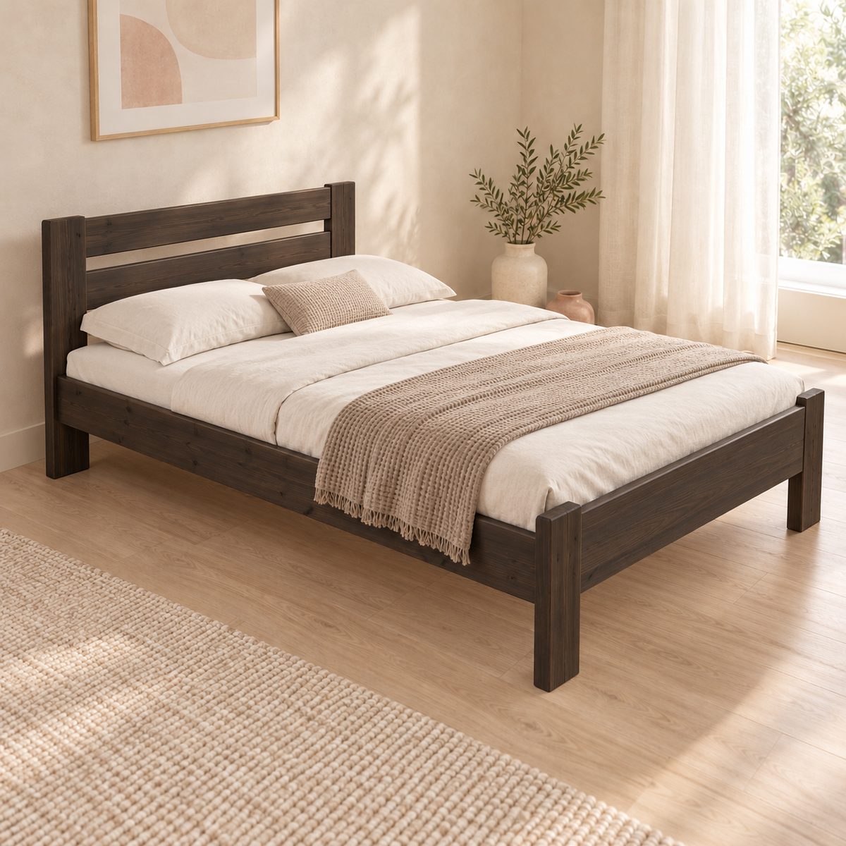 Nobis Kieferbett Bio | Massivholz Naturholz | 100% Bio-Bett kaufen