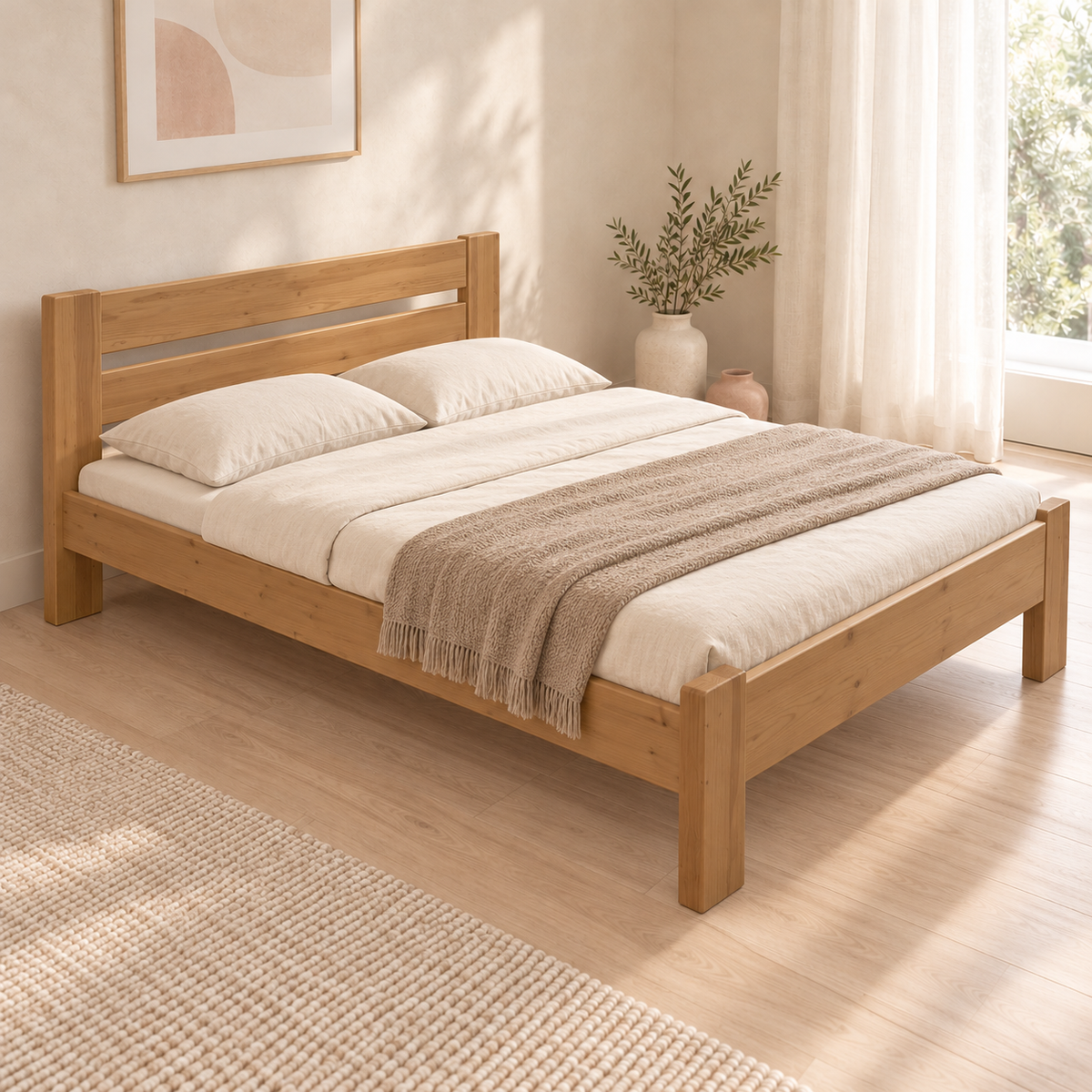 Nobis Kieferbett Bio | Massivholz Naturholz | 100% Bio-Bett kaufen