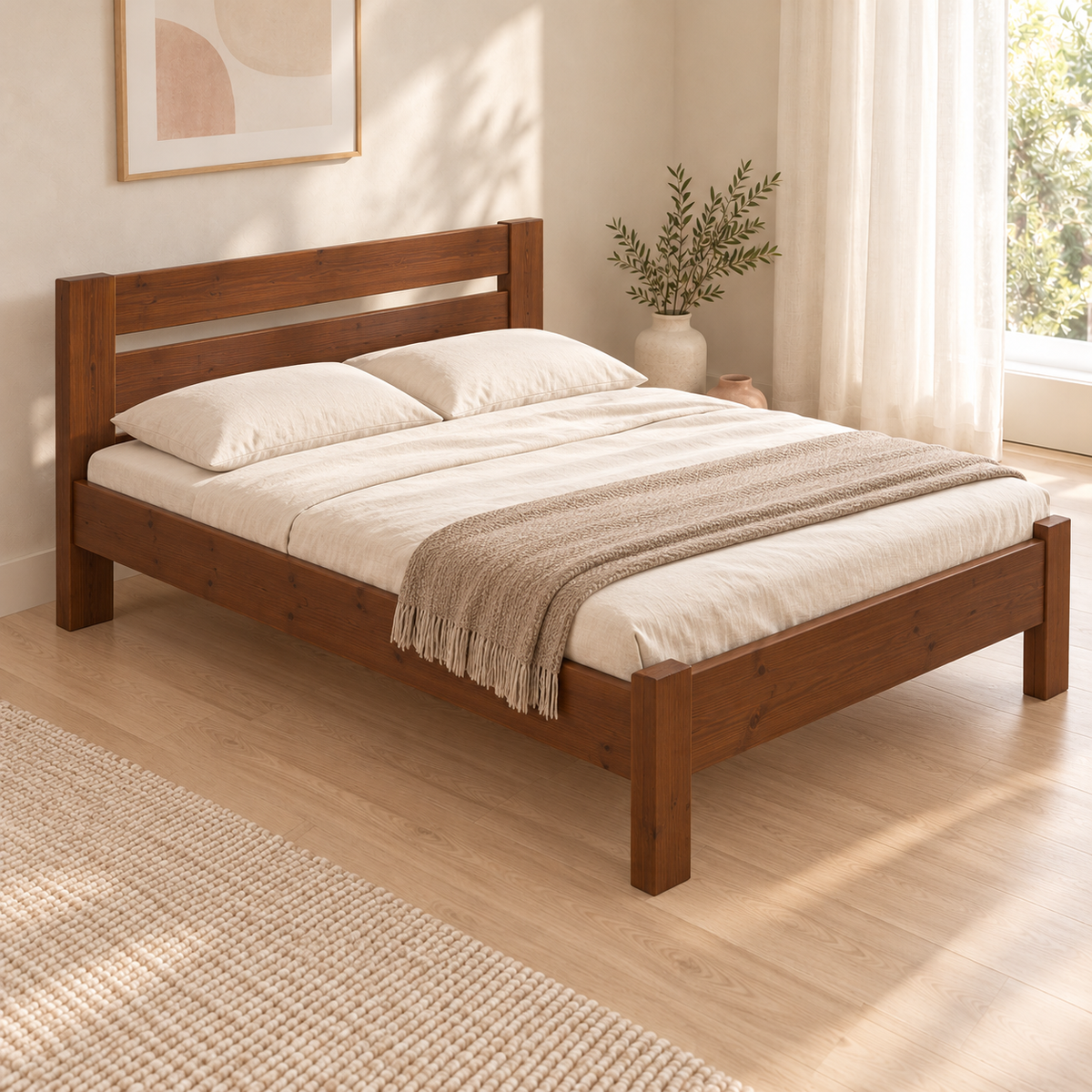 Nobis Kieferbett Bio | Massivholz Naturholz | 100% Bio-Bett kaufen