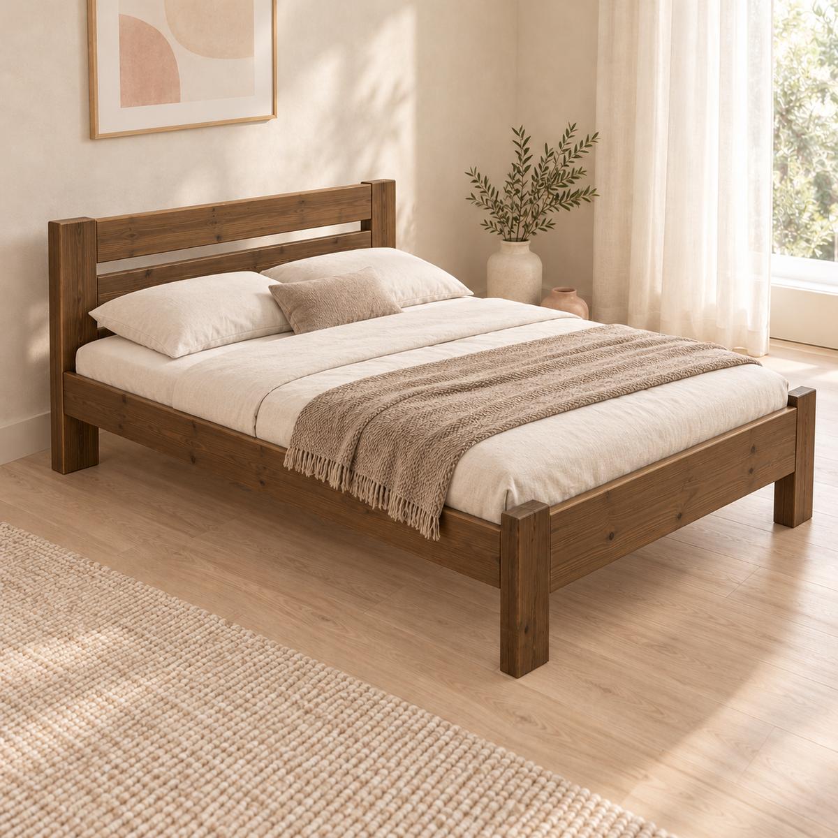 Nobis Kieferbett Bio | Massivholz Naturholz | 100% Bio-Bett kaufen