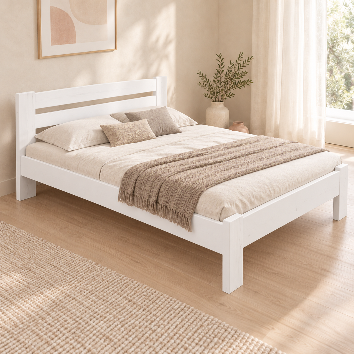 Nobis Kieferbett Bio | Massivholz Naturholz | 100% Bio-Bett kaufen