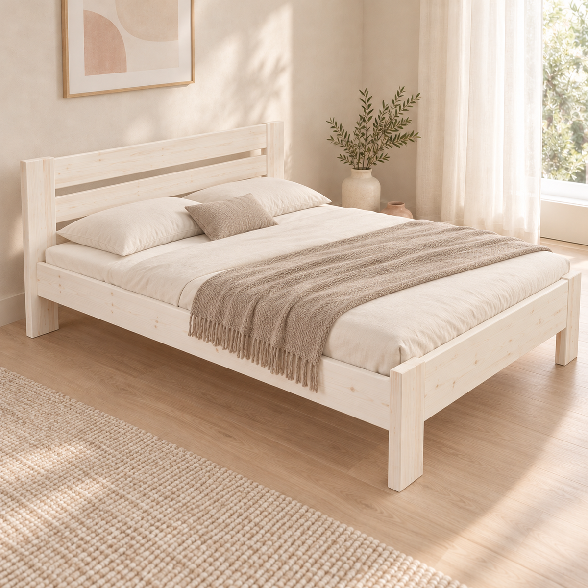 Nobis Kieferbett Bio | Massivholz Naturholz | 100% Bio-Bett kaufen