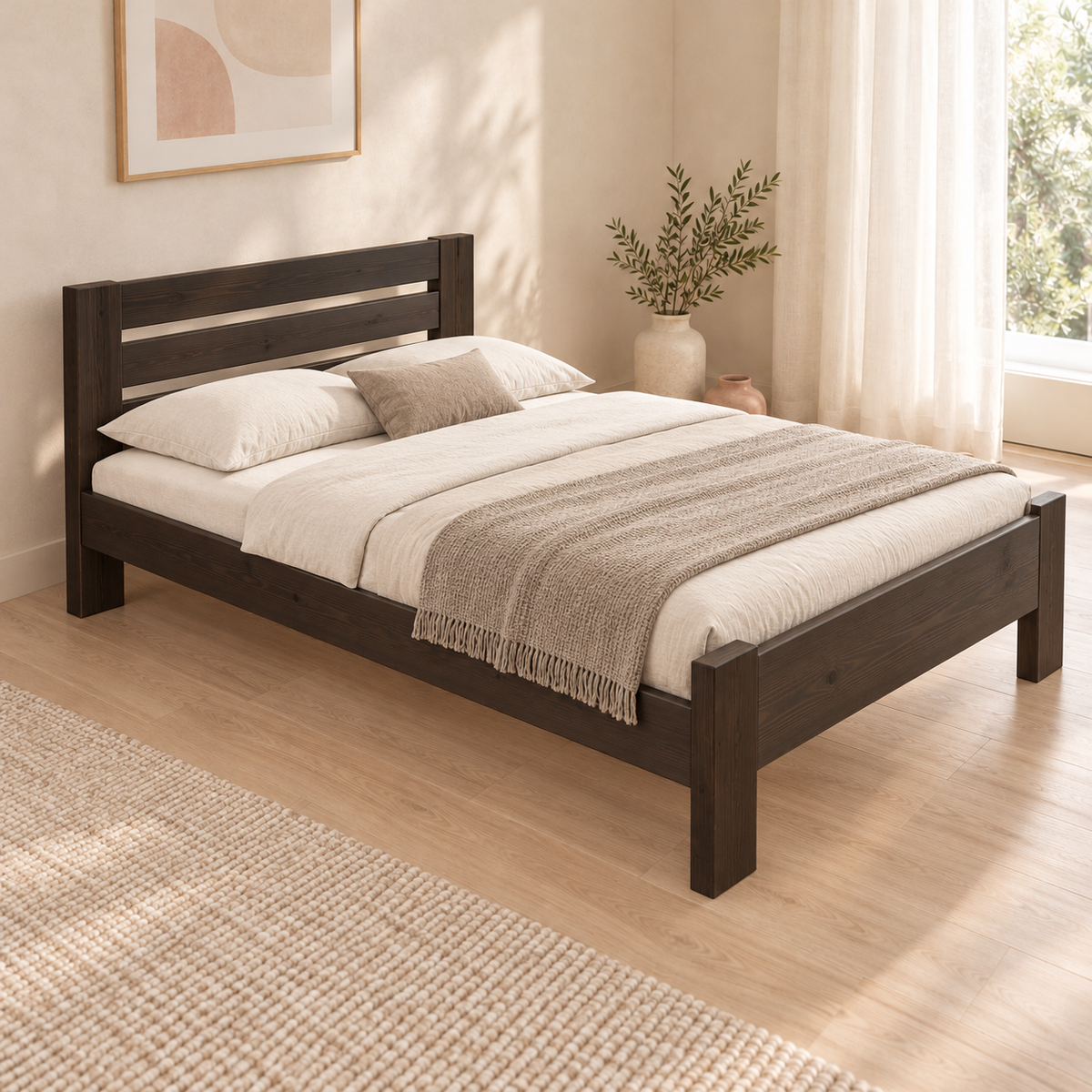 Nobis Kieferbett Bio | Massivholz Naturholz | 100% Bio-Bett kaufen