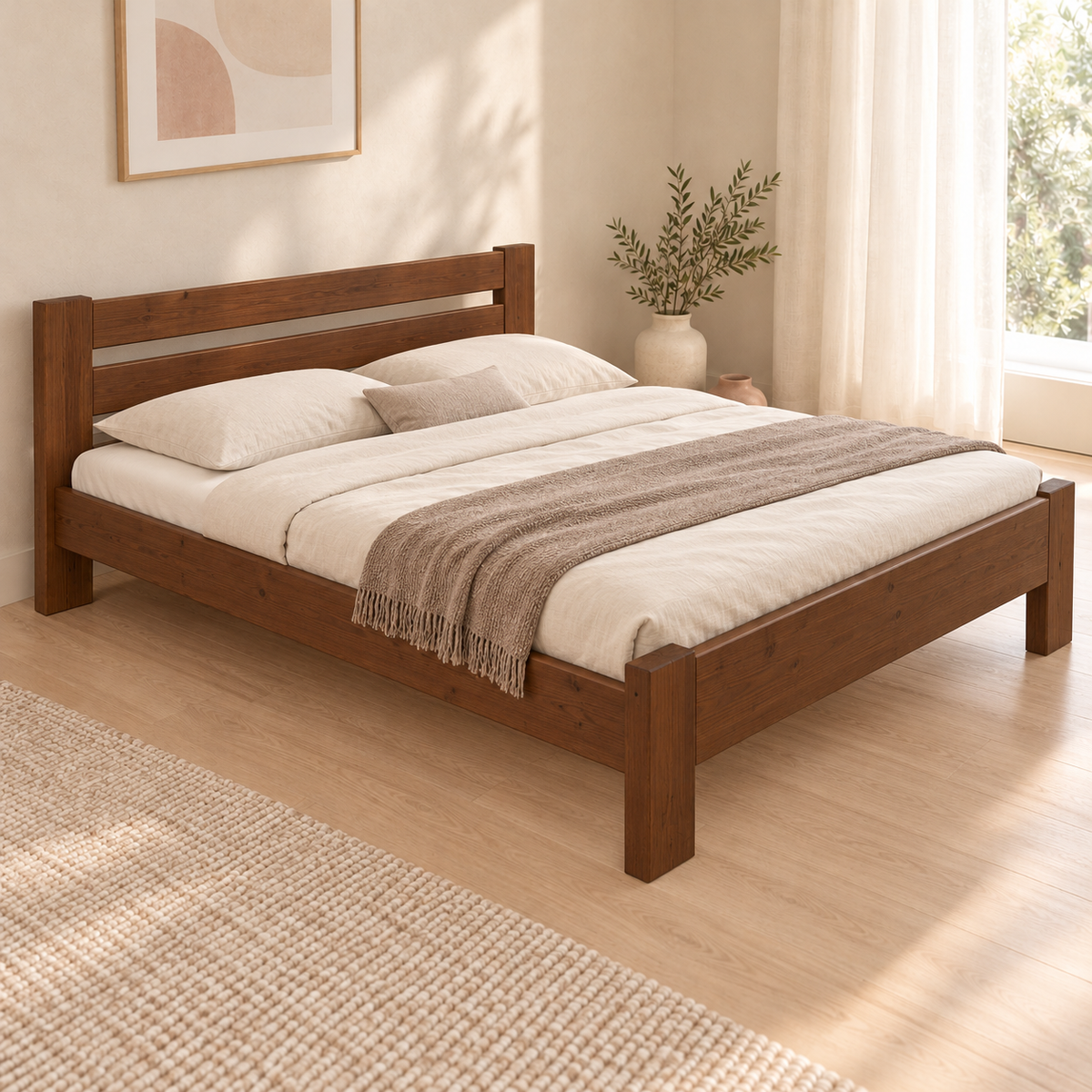 Nobis Kieferbett Bio | Massivholz Naturholz | 100% Bio-Bett kaufen