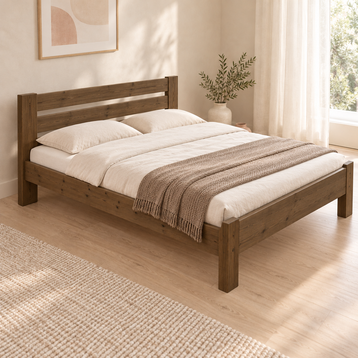 Nobis Kieferbett Bio | Massivholz Naturholz | 100% Bio-Bett kaufen