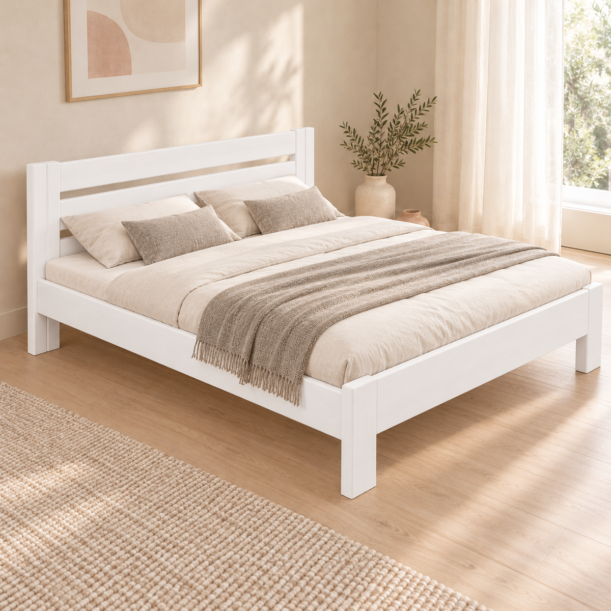 Nobis Kieferbett Bio | Massivholz Naturholz | 100% Bio-Bett kaufen