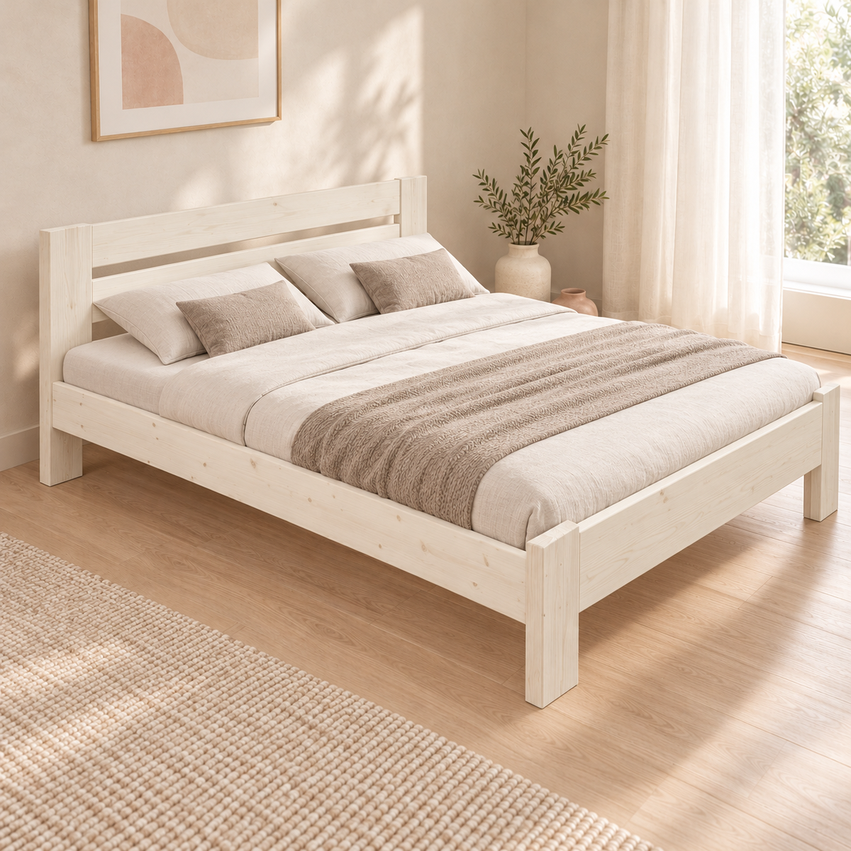 Nobis Kieferbett Bio | Massivholz Naturholz | 100% Bio-Bett kaufen