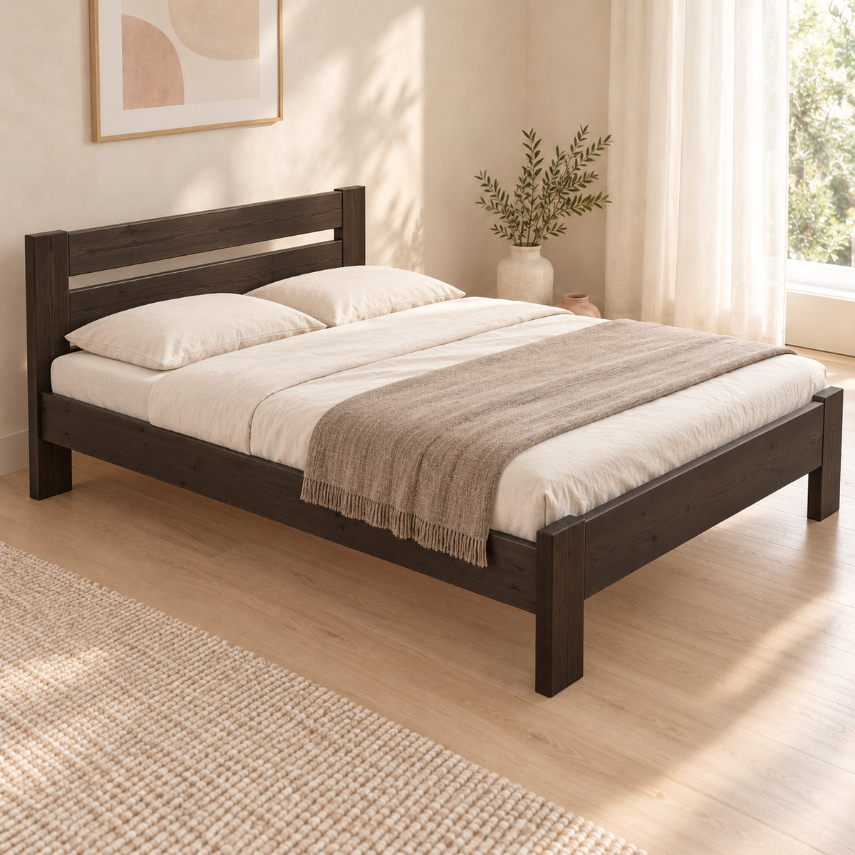 Nobis Kieferbett Bio | Massivholz Naturholz | 100% Bio-Bett kaufen